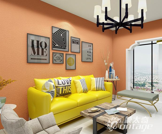 107㎡北歐一居，硅藻泥撞色別致蝸居